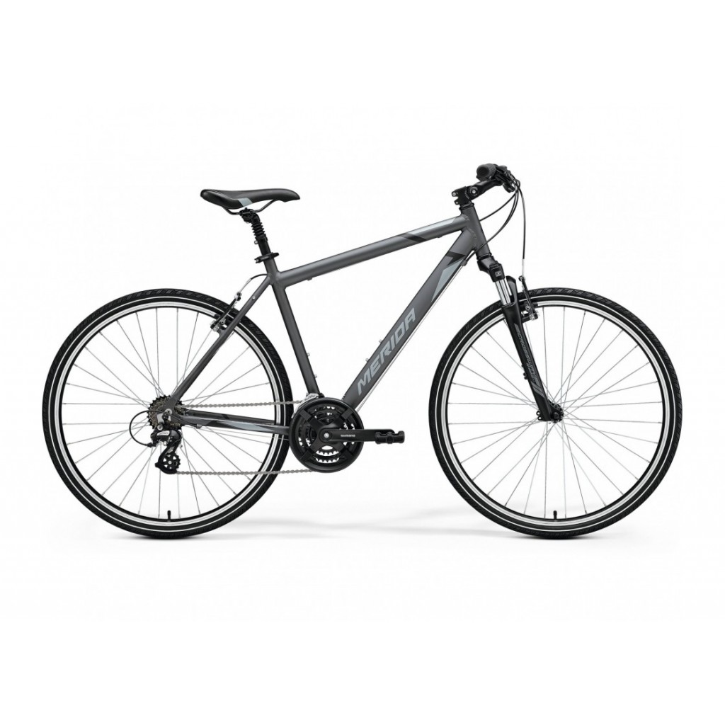 Merida CROSSWAY 10-V Silk Dark Silver (Grey/Black) 2022