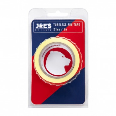 Ταινία 9m x 21 mm Joe's Tubeless Yellow Rim Tape 