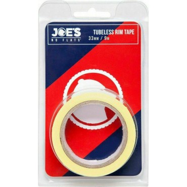 Ταινία 9m x 33 mm Joe's Tubeless Yellow Rim Tape 