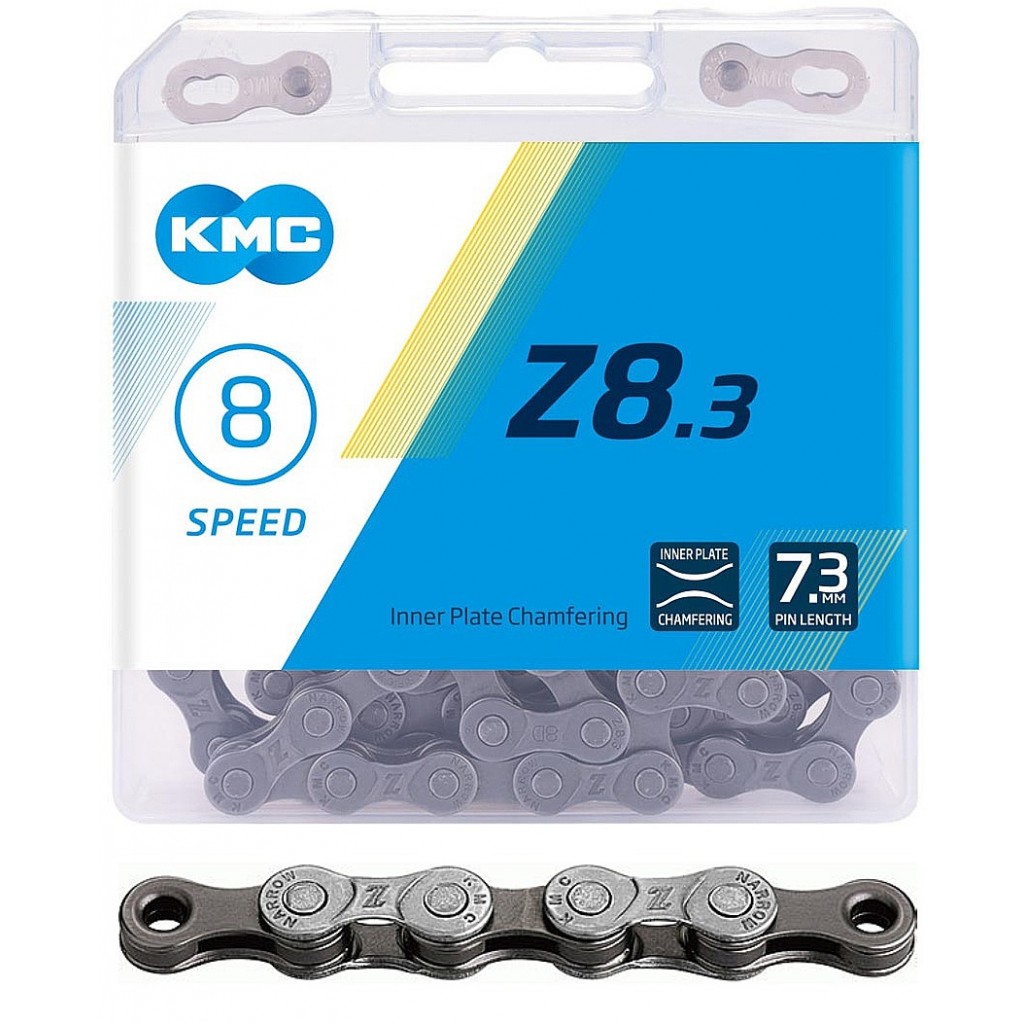 Αλυσίδα KMC Z8.3 silver/ grey 